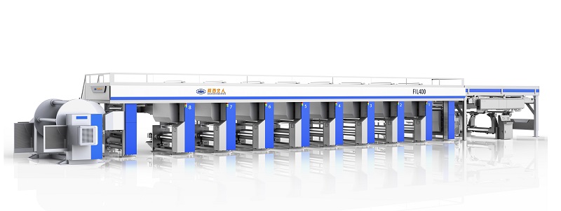 陕西北人将携FIL400卷筒料机组式柔版